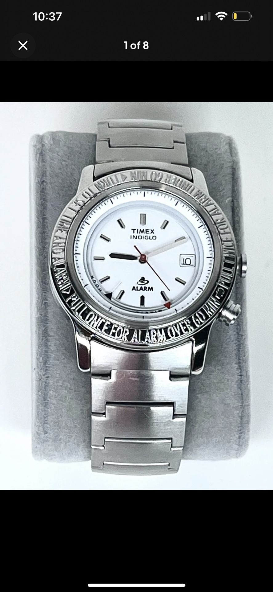 VINTAGE TIMEX QUARTZ MENS WATCH WITH ALARM AND DATE