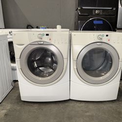 WHIRLPOOL XL CAPACITY WASHER DRYER ELECTRIC SET FREE DELIVERY 