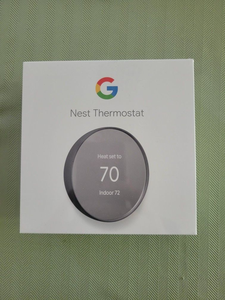 Google Nest Smart Thermostat Color Black