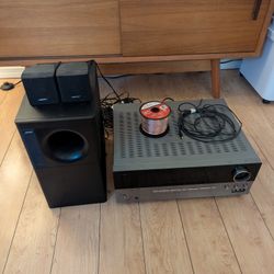 Bose Acoustimass Speakers and Harmon Kardon 3380 Receiver