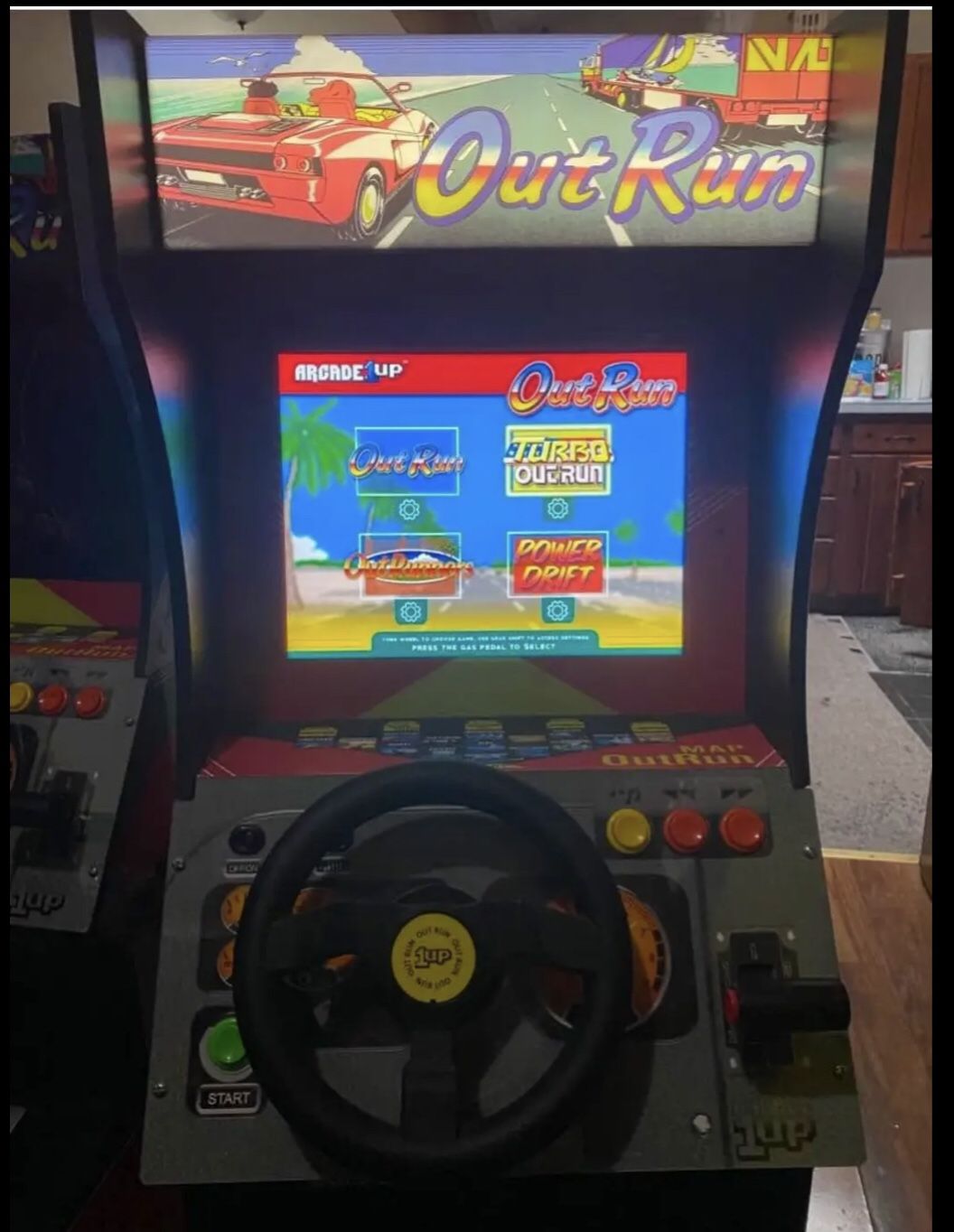 1 Up Arcade Outrun Sit Down Driving Arcade