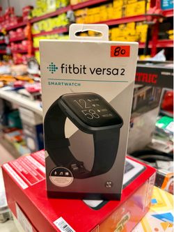Fitbit Versa 2 Health & Fitness Smartwatch - Black/ Carbon Aluminum