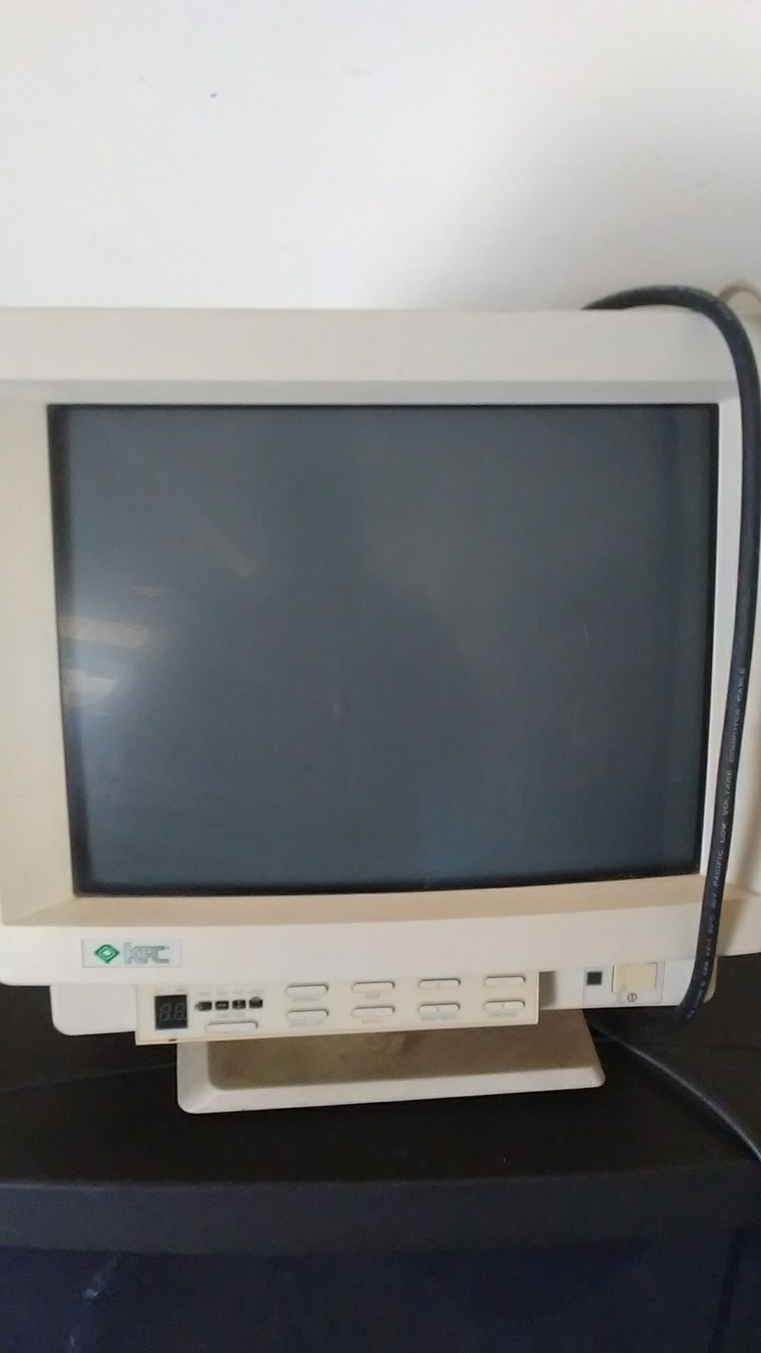 Old CRT Computer Monitor, KFC Brand