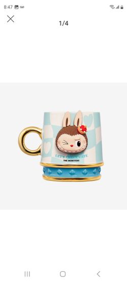 Labubu "Let's Checkmate" Blue Mug Cup $70