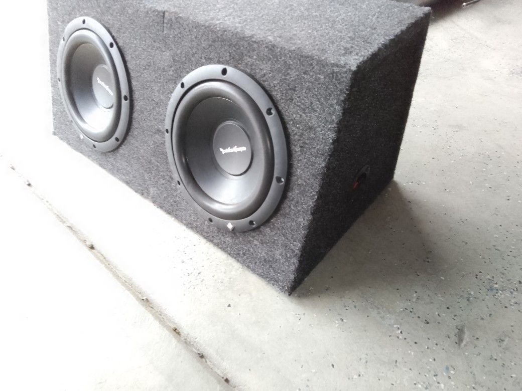 10" Rockford Fosgate Subs With Box