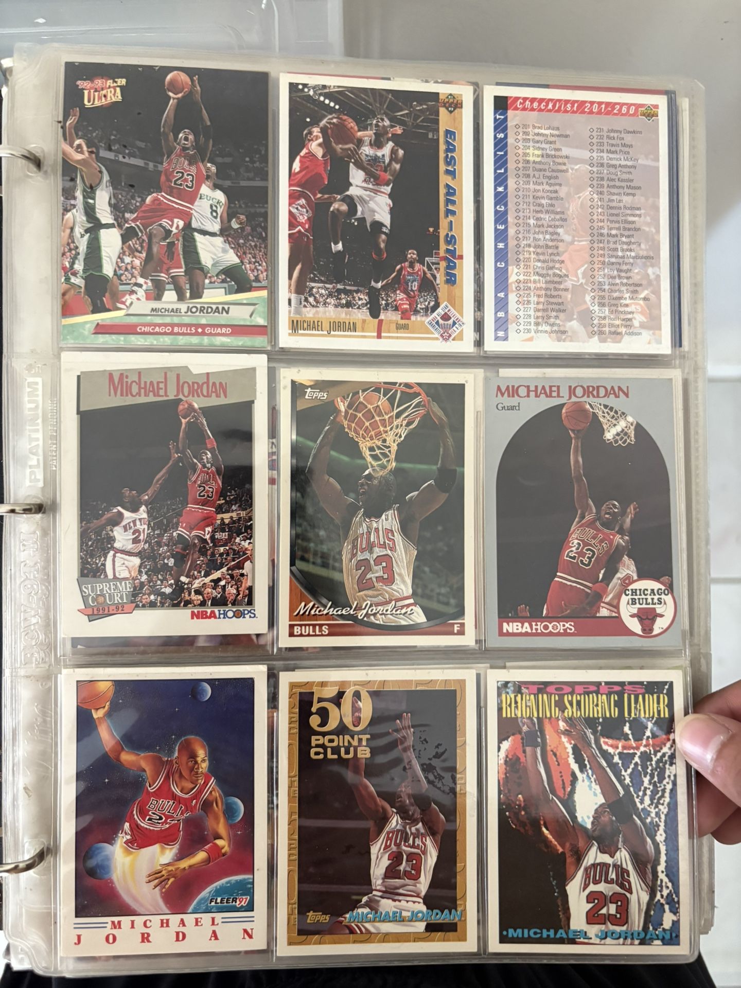 Michal Jordan Card Collection 