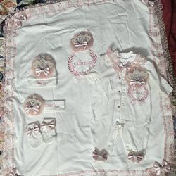 Juego De Canastilla De Niña De Nombre Sabrina 