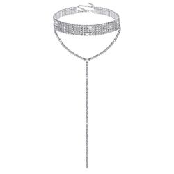 🧡 $5 Brand New In Box Rhinestone Choker Necklaces