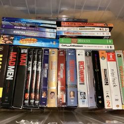 26 DVD Tv show Box Sets lot  Mad men,eureka,scrubs,Babylon 5,Seinfeld and More  Alias season 1  Babylon 5 season 1 Chappelle show season 2  Californic