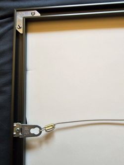 Metal Picture Frames (3) NEW, Excellent Condition Glass Front Professionally Assembled