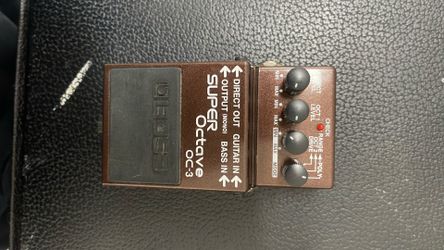 Boss OC-3 super octave pedal