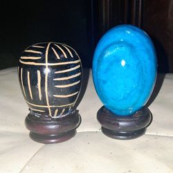 2 Decorative Eggs