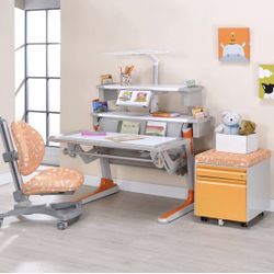 SingBee German Brand Kids Desk,   Adjustable Height Tilted Toр  