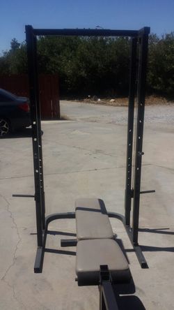 Weider Pro 545 bench squat work out rack. for Sale in Victorville CA OfferUp
