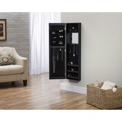 Storage mirror with jewelry hooks and locks (please see my other posts)