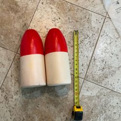Crab Trap Floats Buoy, Crab Pot Buoy Shrimp Trap Float Kayak Stabilizer Fishing Marker Buoys 5x11 6x14 7x14 inch Red/White