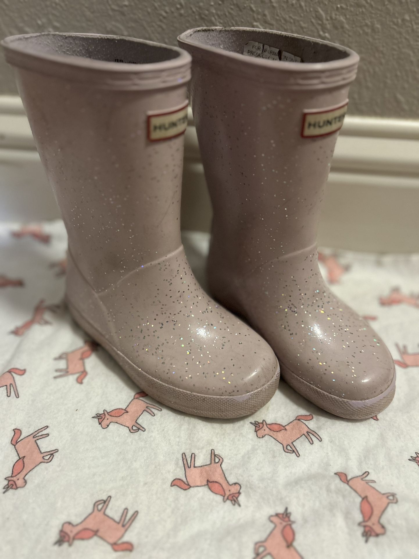 Hunter Sparkling Rain boots 