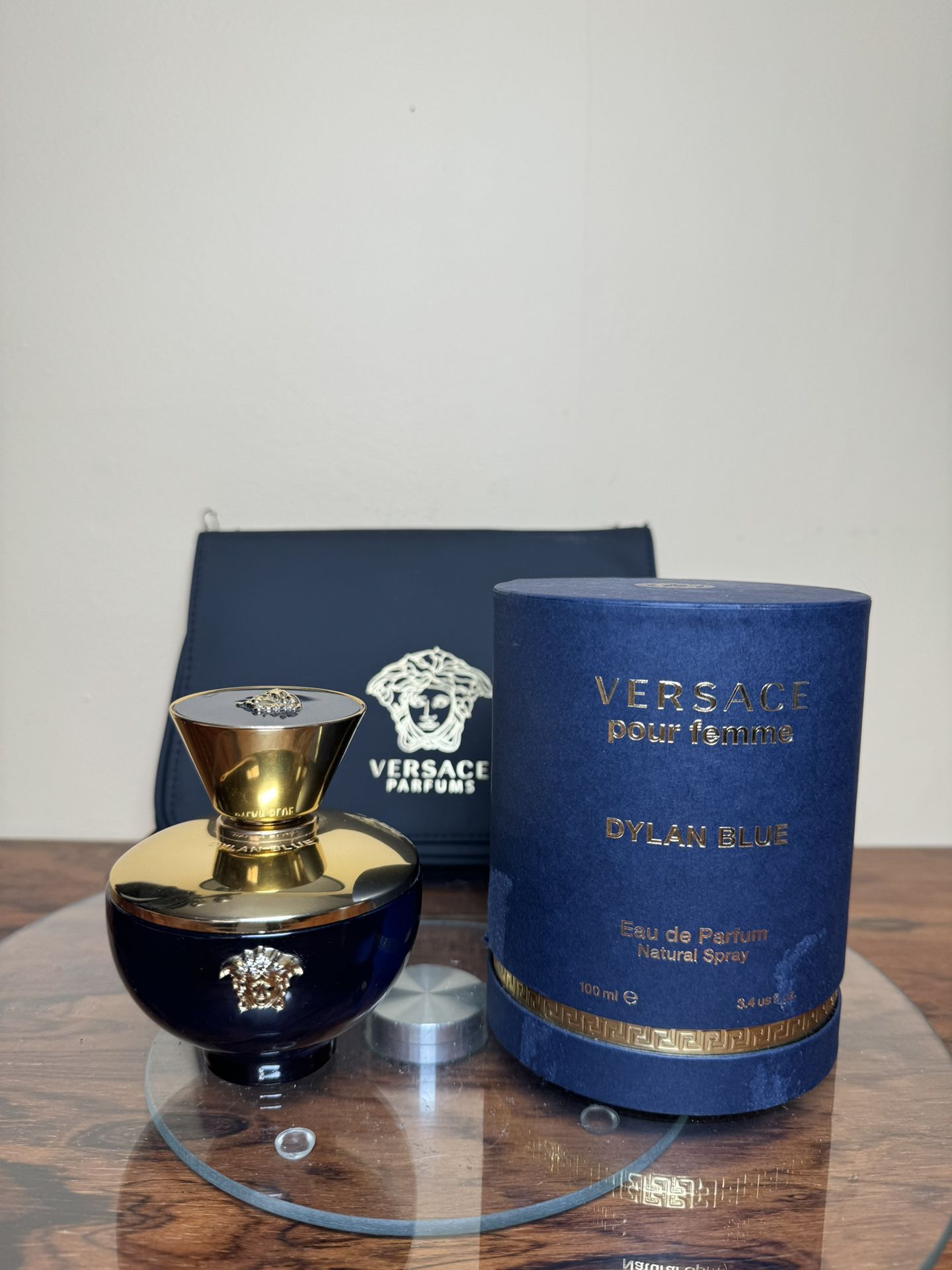 Versace Dylan Blue Pour Femme Eau de Parfum 3.4 Oz