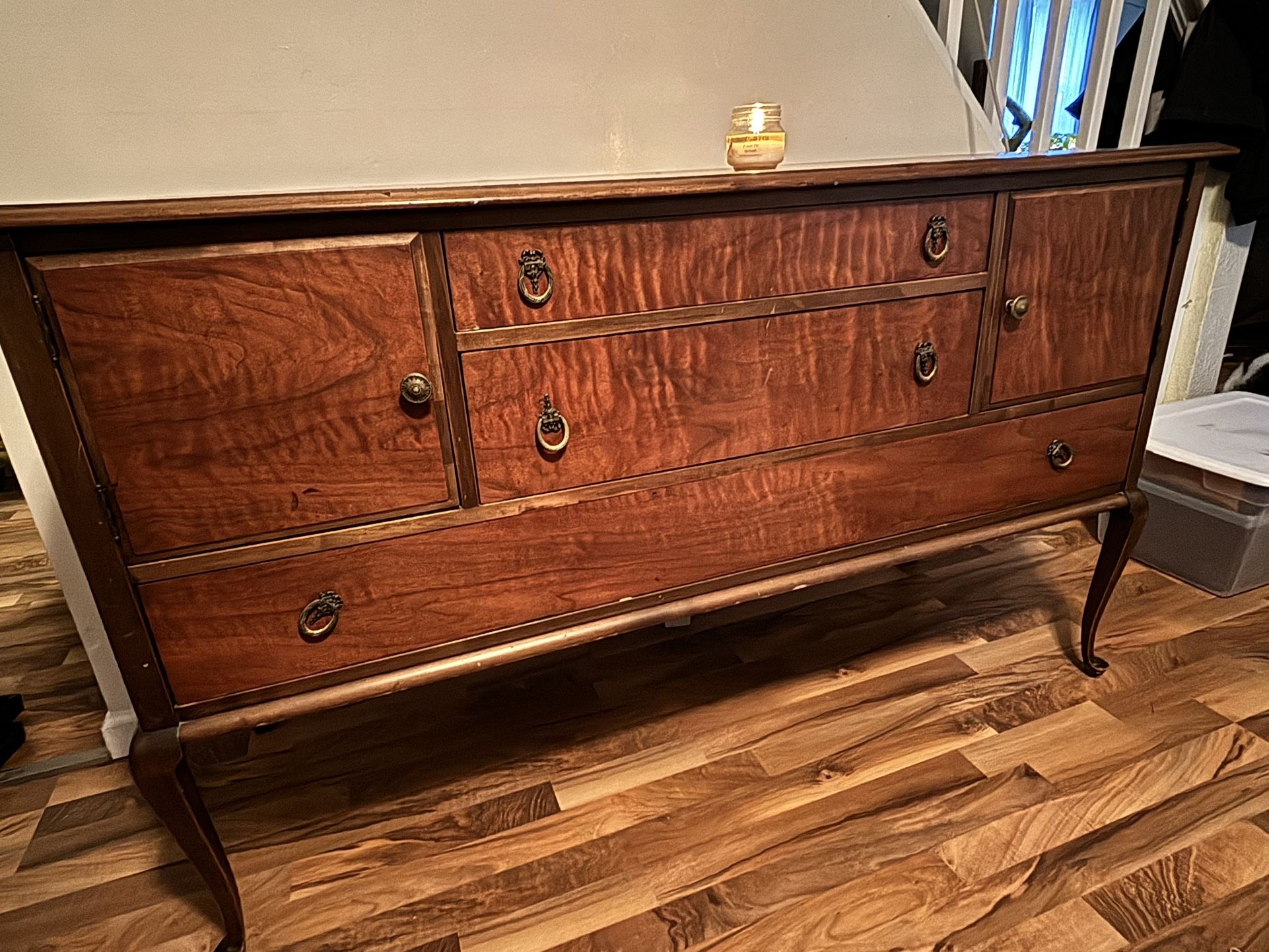 Antique Buffet Side Table