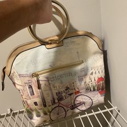 Gold Handle Purse