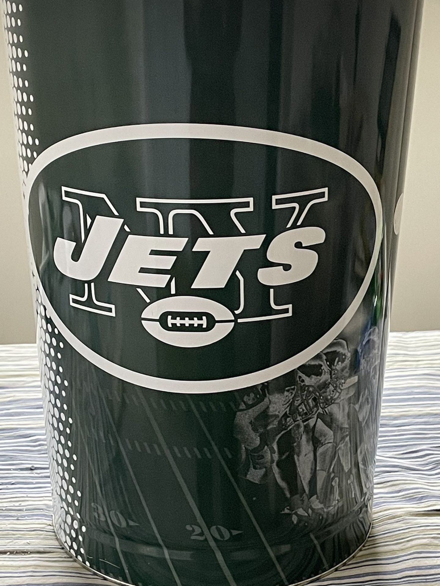 Jets Trash/garbage Can (2)