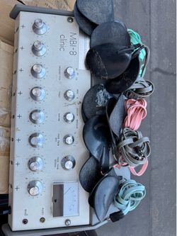 Vintage MBI-8 Clinic Electrotherapy Muscle Stimulator w/ Electrode Pads