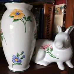 Tiffany &Co Rabbit And Flower Vase Sintra Portugal