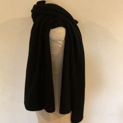 Black Cashmere Winter Soft Wrap Shawl Scarf By Charter Club 32X94