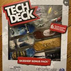 Tech Deck SK8SHOP Bonus Pack Finger Skate Boards Brand New