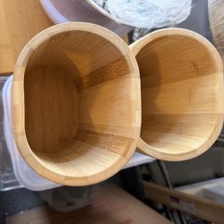 Bamboo Utensil Holder