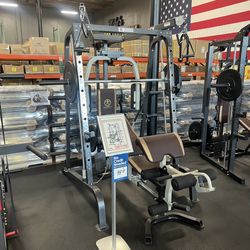 Smith Machine Home Gym Power Cage Olympic Bench Plates