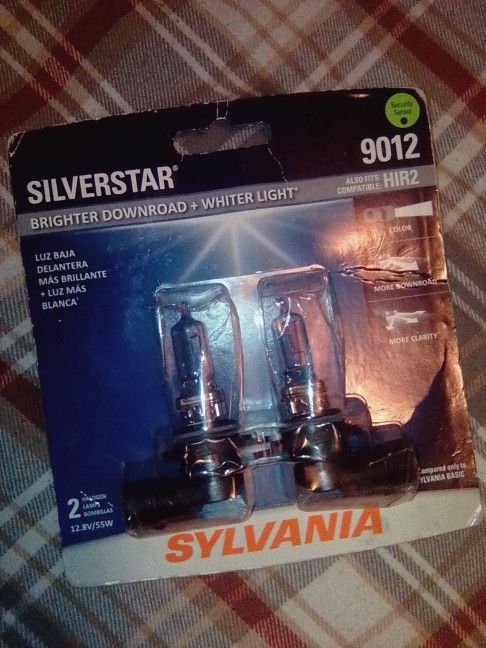 Sylvania Silverstar Halogen Headlights 9012