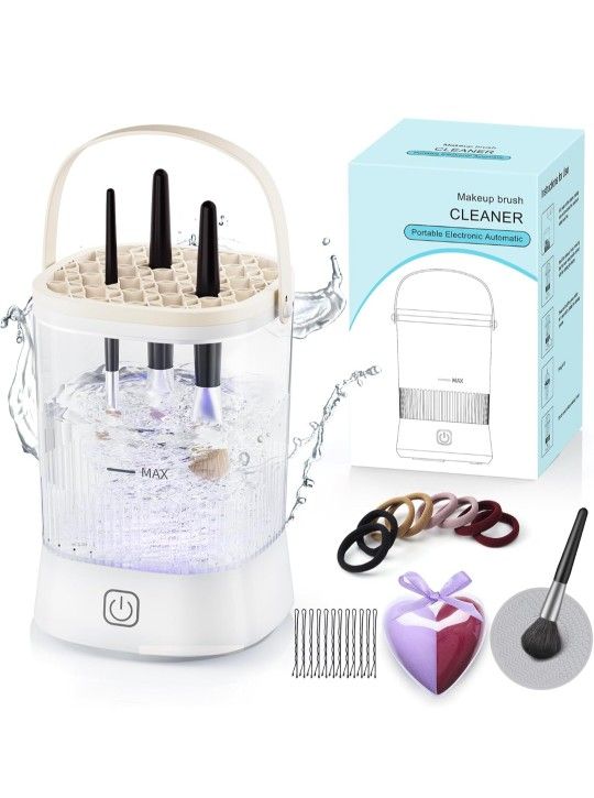 Portable Electric Makeup Brush Cleaner