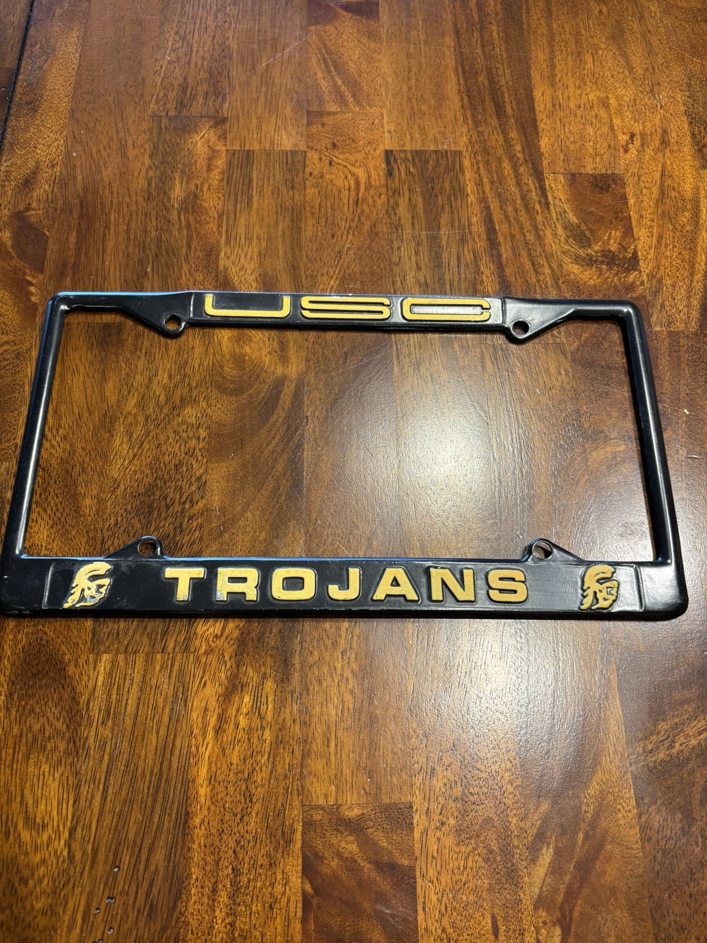 Metal USC Trojans License Plate Holder