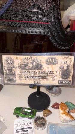 Canal Bank New Orleans $20 Obsolete Banknote