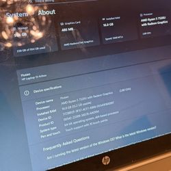 HP Laptop AMD Ryzen 5 7520U