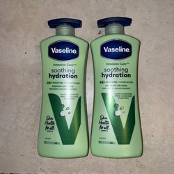 2 Pack Vaseline Intensive Care Soothing Hydration Lotion, 20.3oz.  