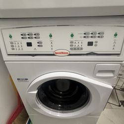 220v Electric Commercial Speed Queen Stackable Washer And Dryer 