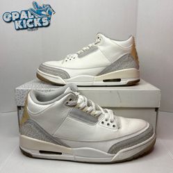Size 9.5M - Jordan 3 “Craft Ivory”