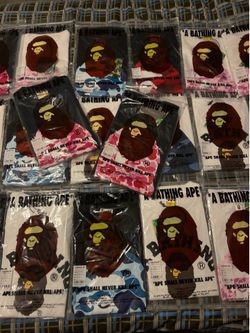 A Bathing Ape BAPE Graphic T-Shirts Lot