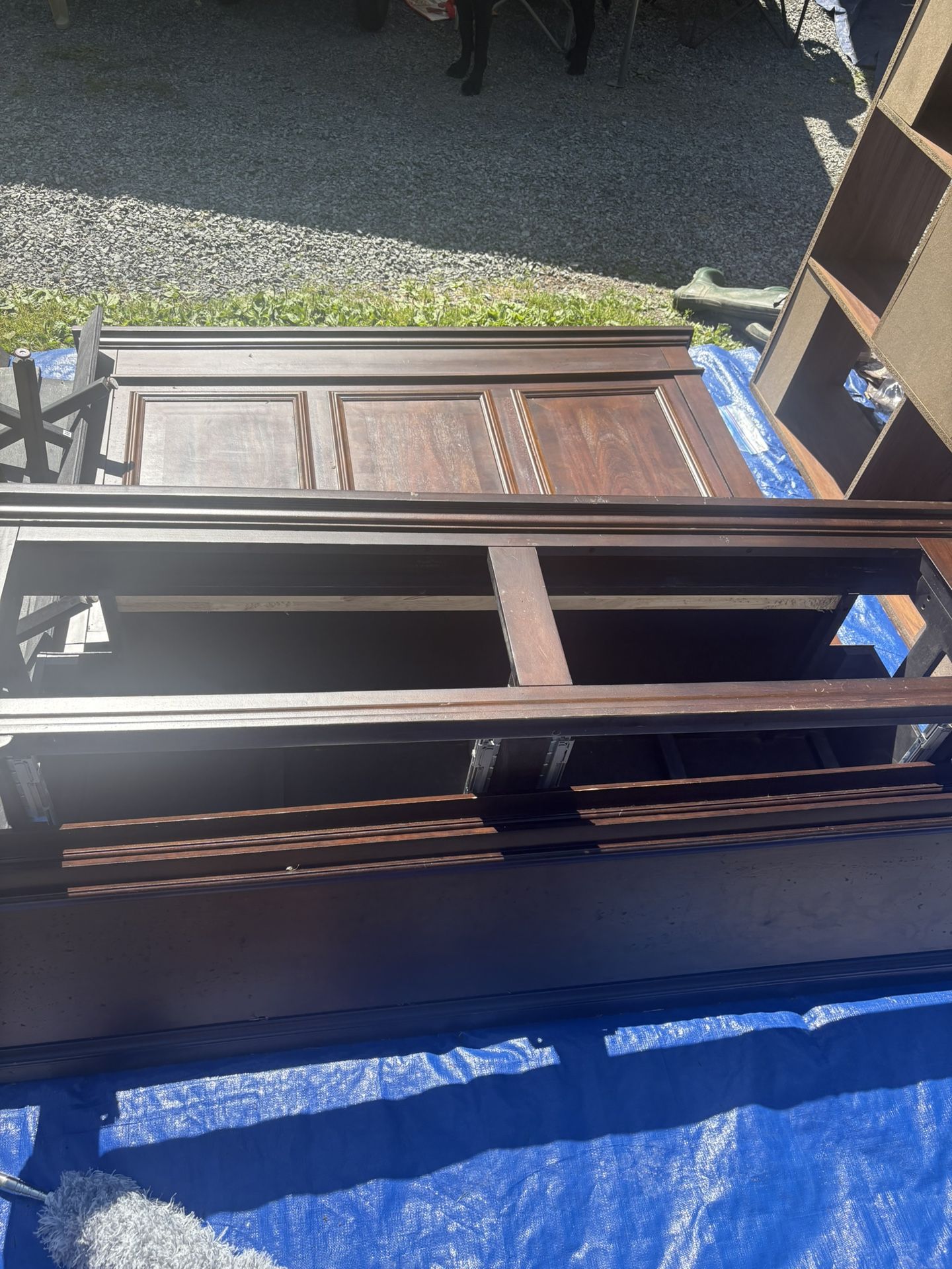 Queen Size Bed w/ Drawers Below And USB Charging Port