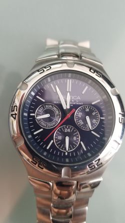 Nautica Men's Blue dial Chronograph Watch