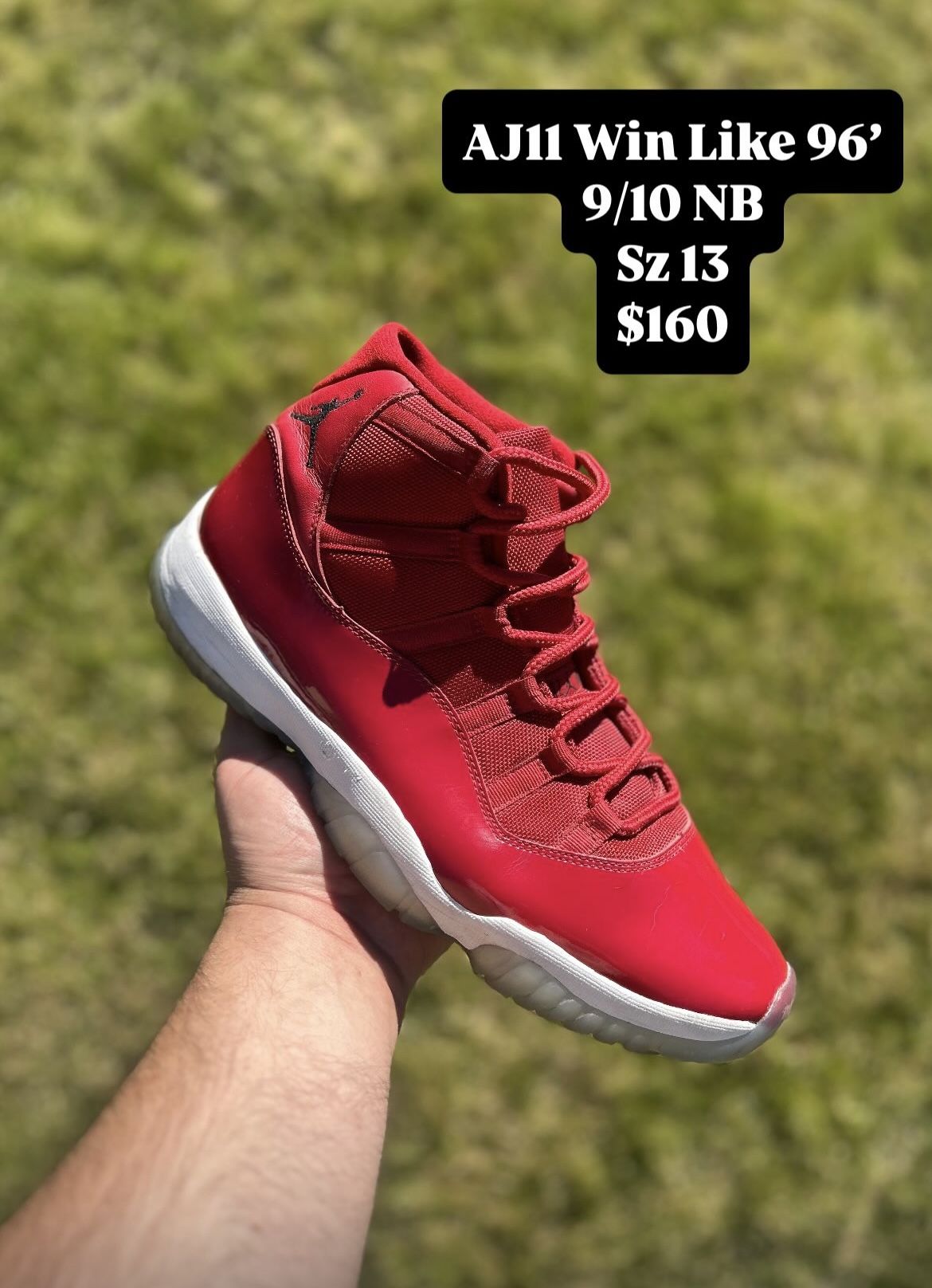 Jordan 11 Win Like 96’ 9/10 Size 13
