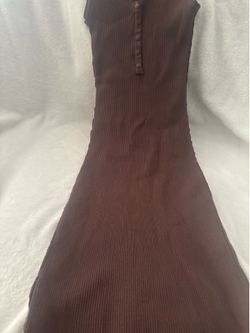Brown New Dress