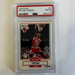 1990 Michael Jordan PSA 8