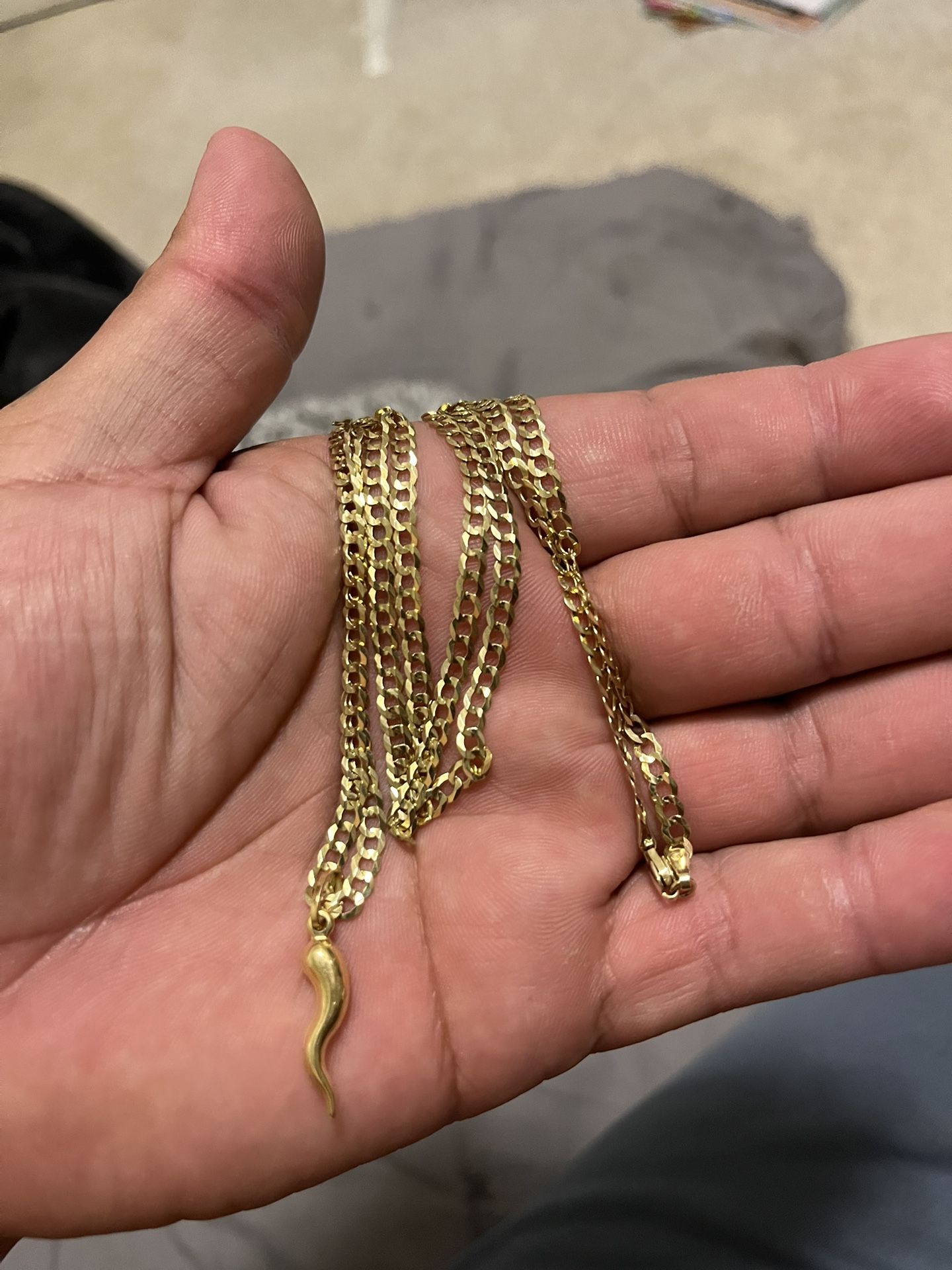 24” Gold Chain Cuban Link