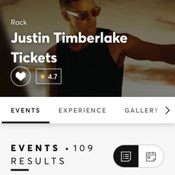 Justin Timberlake Tickets - Selling For Cost 