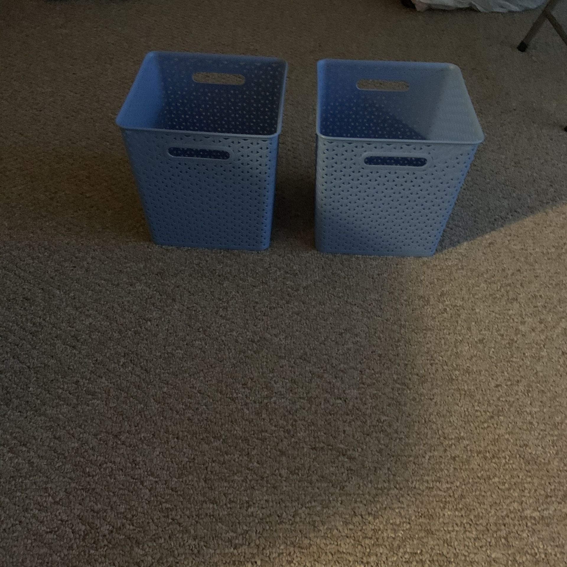 Blue Storage Containers Group of 3