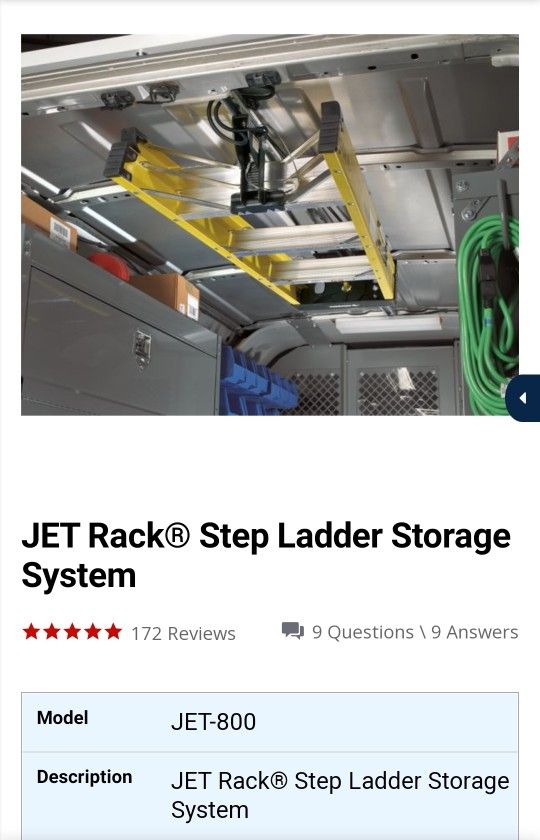 New Ladder Rack System. Never Used