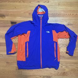 Vintage North Face Summit Series Gore Tex Mountain Parka Jacket Purple Orange XL